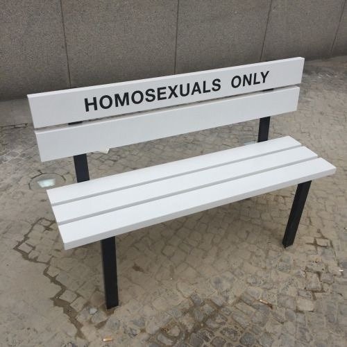 homosexuals only bench.jpg